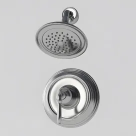 Devonshire handle rite temp shower faucet trim
